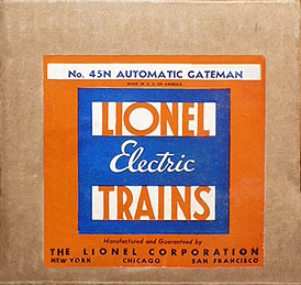 No. 45N Early Post-War Box Side