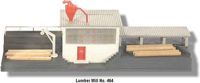 LIONEL LOGS AND LUMBER LOAD for SAW MILL 464 AND 6-2301 