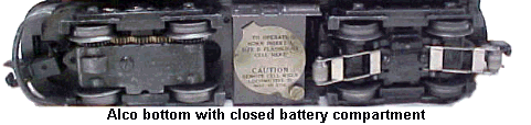 The Underside of the Lionel 2023 Alco Power Unit