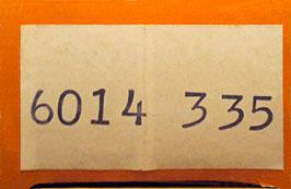 Over Labeled Box No. 6014-335