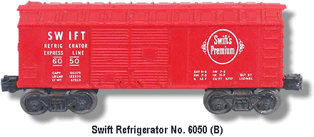 Swift Box Car No. 6050 Variation B