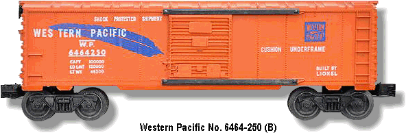 Western Pacific No. 6464-250 Variation B