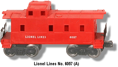 No. 6057 Caboose A Variation