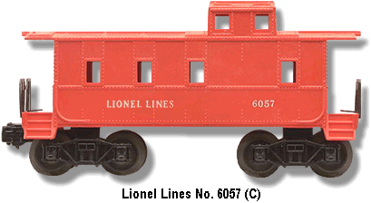 No. 6057 Caboose C Variation