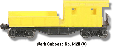 The Unmarked No. 6120 Work Caboose