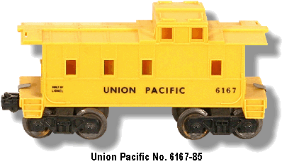 Union Pacific Caboose No. 6167-85