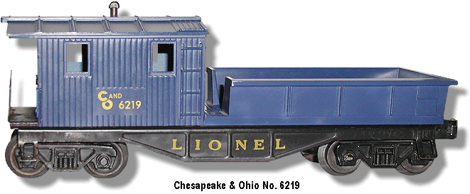 The Lionel C & O Work Caboose No. 6219