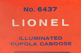 No. 6437 Orange Picture Box End