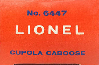 No. 6447 Orange Picture Box End