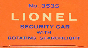 No. 3535 Orange Picture Box End
