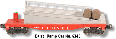 The Barrel Ramp Car No. 6343
