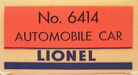 No. 6414 Late Classic Box End