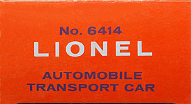 No. 6414 Orange Picture Box End