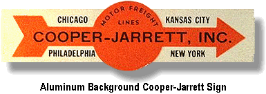 Variation 2 Cooper-Jarrett Trailer Van Sign