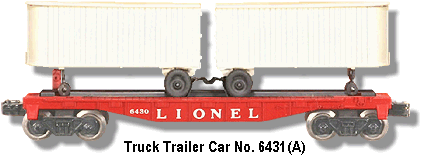 Truck Trailer Car No. 6431