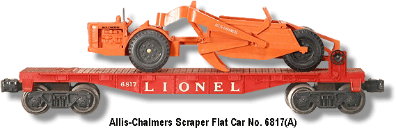 Allis-Chalmers Scraper Flat Car No. 6817 Variation A