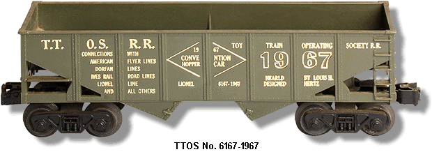 Toy Train Operating Society No. 6167-1967
