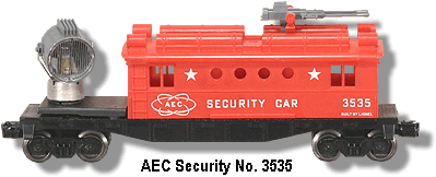 The AEC Security Car No. 3535