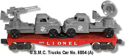 U.S.M.C. Trucks Car No. 6804