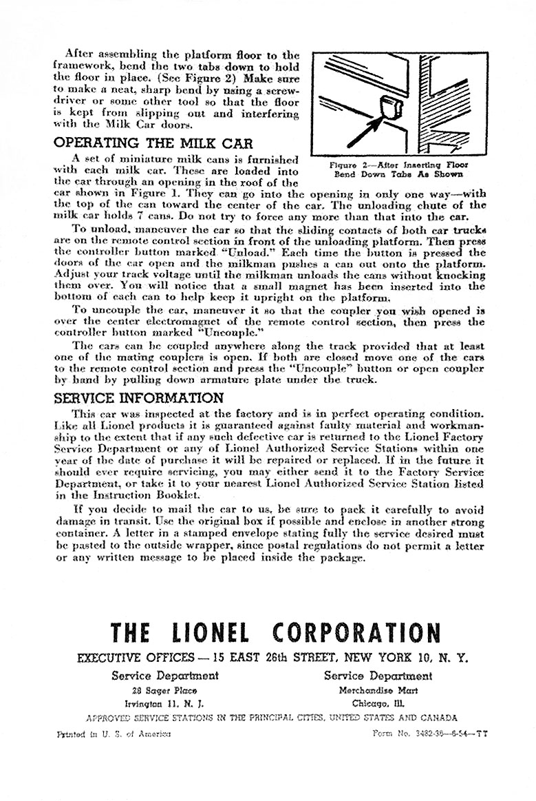 No. 3482-38 Instruction Sheet Page 2