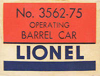 No. 3562-75 Late Classic Box End