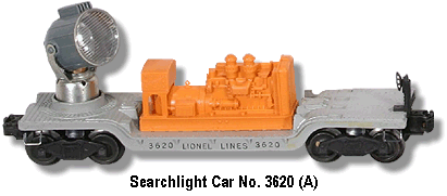 Searchlight Car No. 3620 A Variation