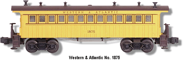 The Western and Atlantic Coach Car No. 1875