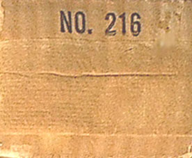 No. 216 Box End