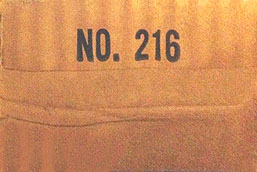 No. 216 Burlington Diesel Box End