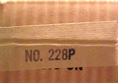 No. 228 Box End