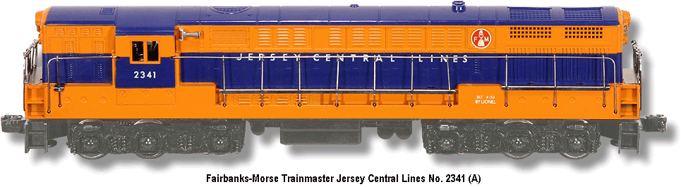 Lionel 2341  Jersey Central FM Licensed Reproduction Box 