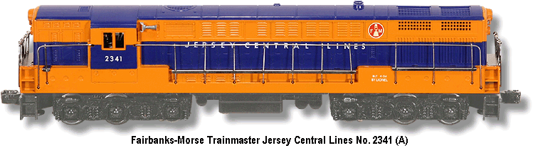 Fairbanks-Morse Jersey Central Trainmaster No. 2341 Variation A