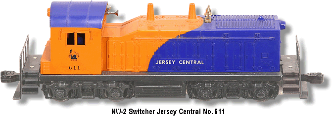 Jersey Central NW-2 Diesel Switcher No. 611