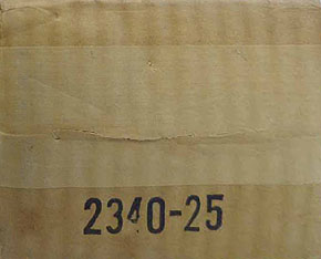 No. 2340-25 Variation B Box End No. 2340-25 Variation B Box End