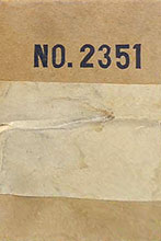 No. 2351 Box End