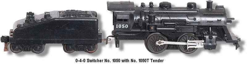 Locomotive No. 1050 with 1050T Tender