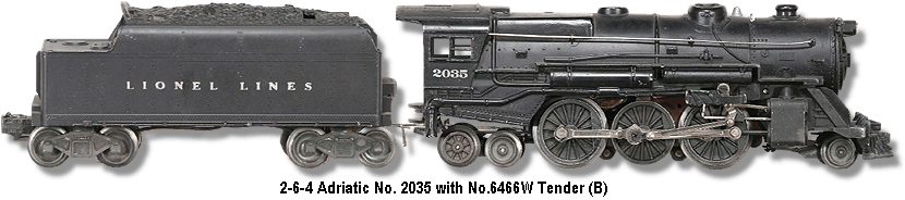 Lionel Trains Locomotive No. 2035 Variation B
