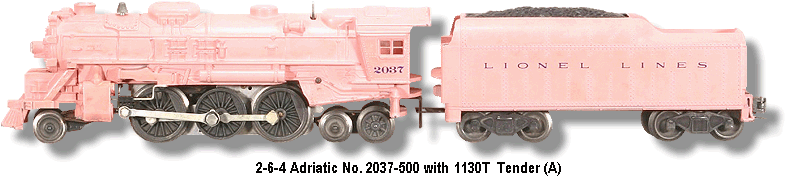 Lionel Trains Locomotive No. 2037-500 Variation A