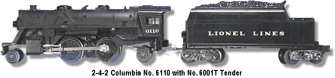 Lionel Trains Locomotive No. 6110