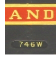 Close Up of the Tender Number Board A Variation