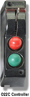 Lionel 711-54 O22 Gauge Track Switch Lantern – Red & Green Lens – Used
