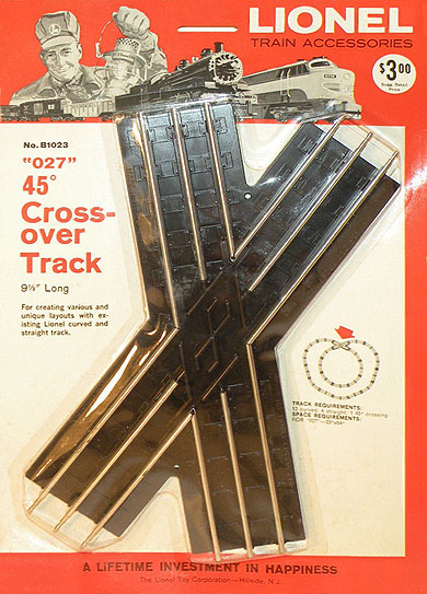 Lionel 0-27   #1023 Crossing Track  45 degrees 