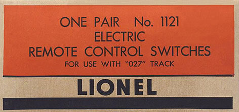 Lionel part postwar 1121-73 Switch Cover 