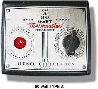 Lionel Trains Transformer Type A