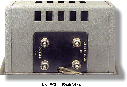 No. ECU-1 Back View Showing electric connections