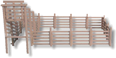 Cattle Loading Pen Trackside View