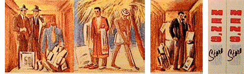 Corner Store Window Inserts and Sign