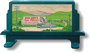 Green Billboard with Solarex Car Insert