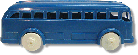 The Plasticville Blue Bus